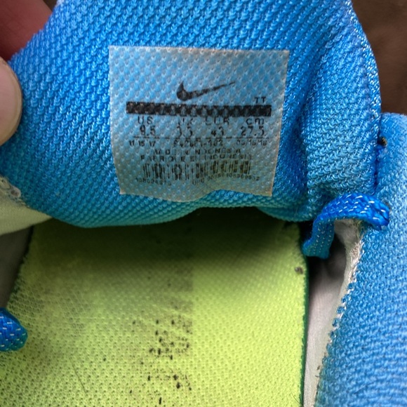 Nike Zoom Pegasus 35 In Men’s Size 9.5 very hard to find Carolina Blue OffWhite - Picture 11 of 15